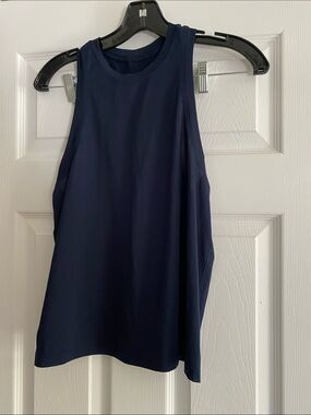 Lululemon Women's Navy Sleeveless Tank Top
